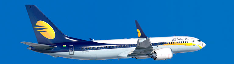 Resultado de imagen para Boeing 737 MAX 8 a Jet Airways